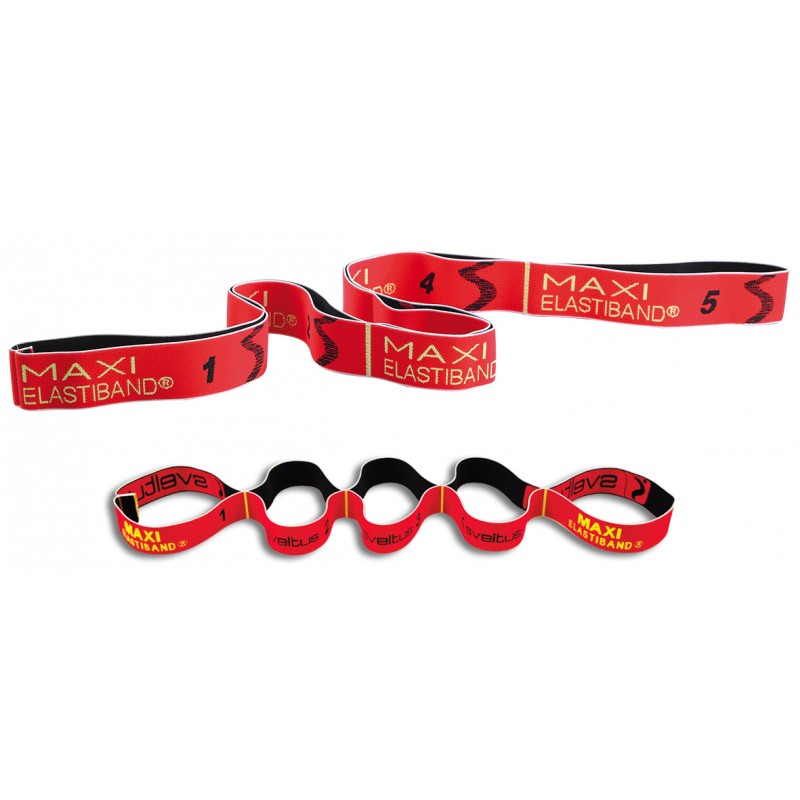 MAXI ELASTIBAND ROUGE 10KG SVELTUS